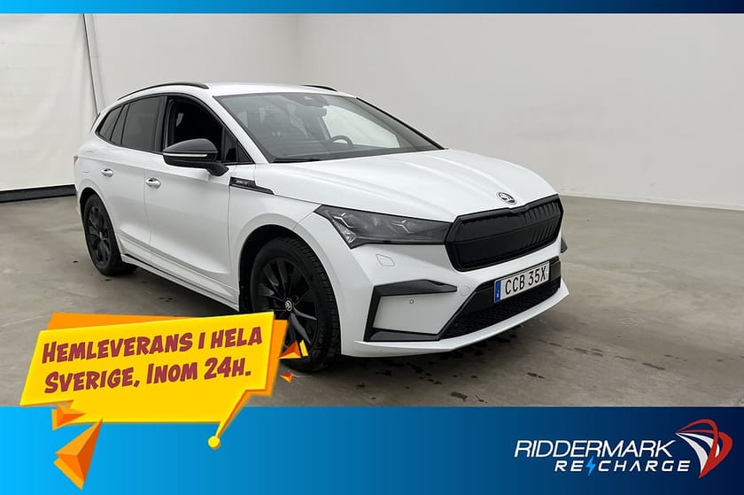 Bild 2 av Škoda Enyaq iV 80 Skoda Sportline Drag Värmare Kamera Navi