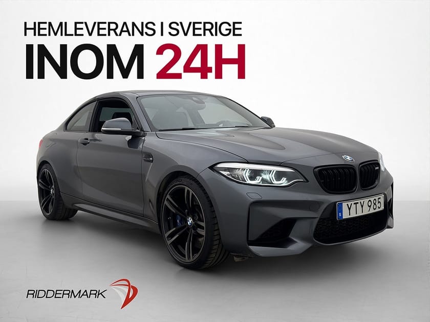 Bild 3 av BMW M2 DCT 370hk H/K Skinn Kamera Navi Keyless Tre-Brukare
