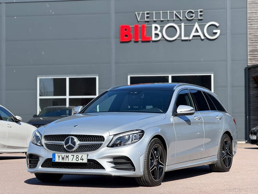 Bild 2 av Mercedes-Benz C 200 T 9G-Tronic AMG Pano Cockpit Navi B-Kamera Drag