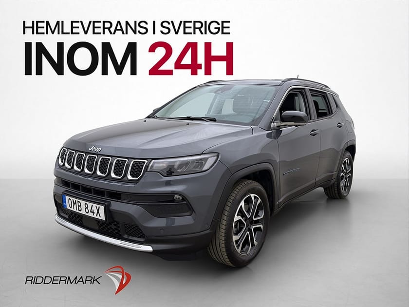 Bild 1 av Jeep Compass 4xe Plug-in 190hk Limited 360° Halvskinn Drag