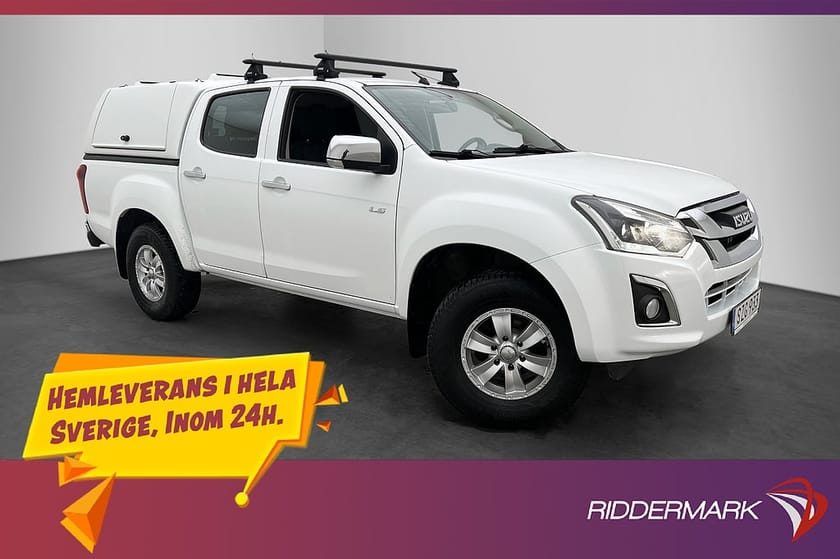 Bild 1 av Isuzu D-Max Crew Cab 1.9 4WD Värmare Drag B-Kamera Lastsläde Moms