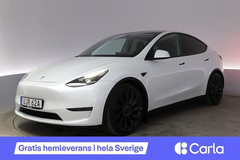 Bild 1 av Tesla Model Y Performance AWD Full FSD Autopilot Pano Drag