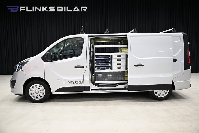 Bild 1 av Opel Vivaro Skåpbil CDTi 145HK L2|Servicebil|Dubbeldörr|Inredd|Moms|SeUtr!!