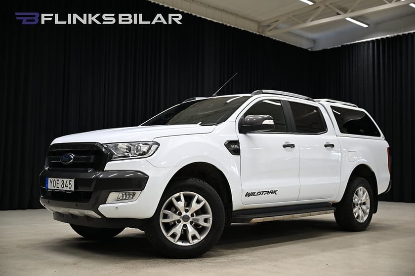 Bild 1 av Ford Ranger Dubbelhytt 3.2 TDCi 200HK Automat|Wildtrack|Kåpa|Släde|Drag|Moms