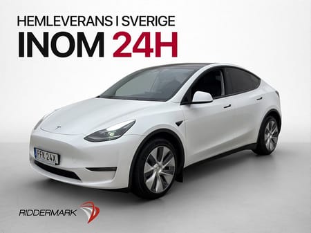 Tesla Model Y Long Range AWD Dragkrok Svensksåld MOMS