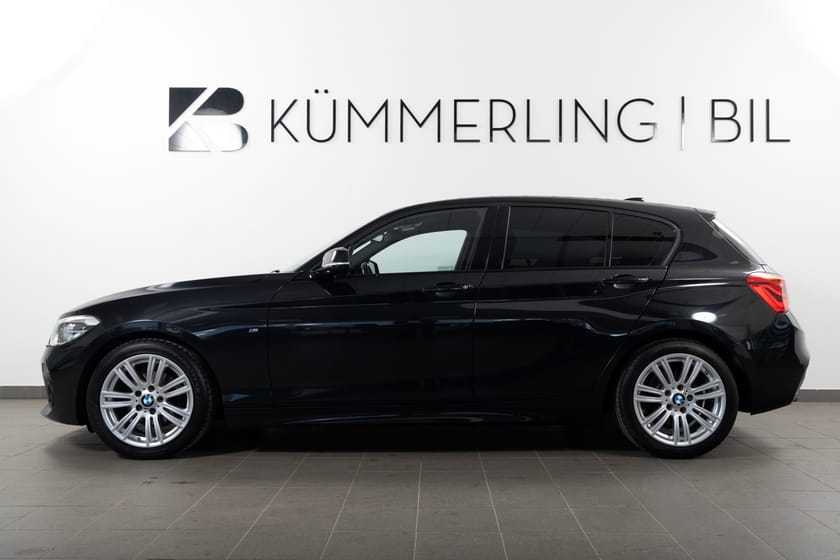 Bild 1 av BMW 118i 5-dörrars Steptronic 136hk M-Sport/Svartinnertak/Rattvärme
