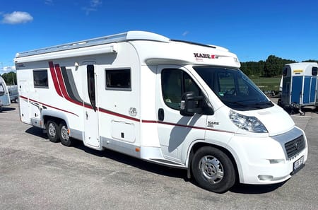 Kabe Campervan Fiat TM 880 LT, Aut, skinn, AC, enkelsängar, toa bak