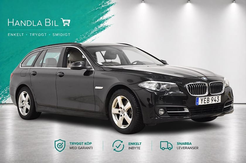 Bild 4 av BMW 520d Touring Aut Drag Rattvärme Pdc Skinn Nybes 190hk
