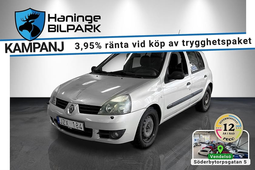 Bild 1 av Renault Clio  Halvkombi 1.2 5-DR SUPERDEAL 3.95% / NYBESIKTIGAD LÅGMILAD /