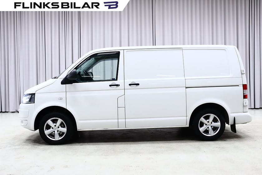 Bild 1 av Volkswagen Transporter DSG 140HK Inredd|Nedlackad|LED|Drag|Värmare