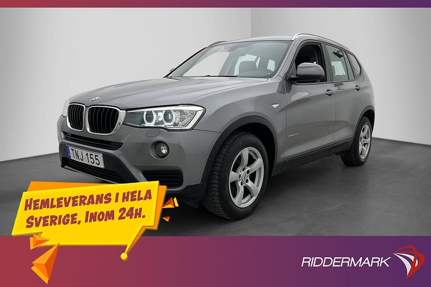 Bild 3 av BMW X3 xDrive20d 190hk Dragkrok Backkamera Skinn