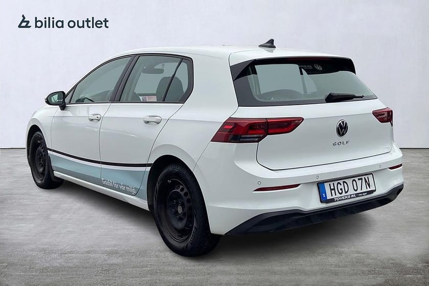 Bild 2 av Volkswagen Golf 1.5 TGI Låg Skatt Moms SoV 130hk Vit