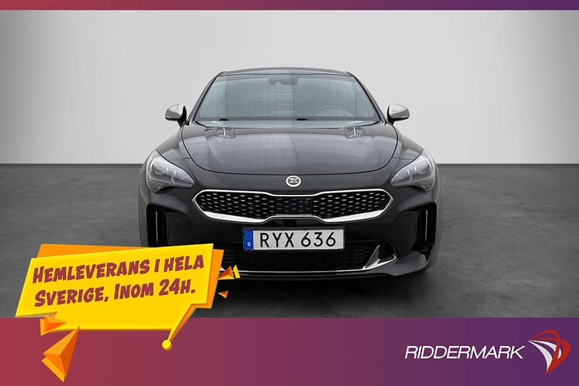 Bild 2 av Kia Stinger 2.2 CRDi AWD GT 200hk H/K Skinn 360° HUD GPS