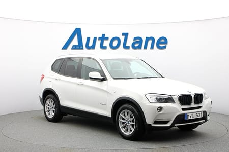 BMW X3 xDrive20d , Dragkrok, Helskinn, PDC, 1 brukare 184hk