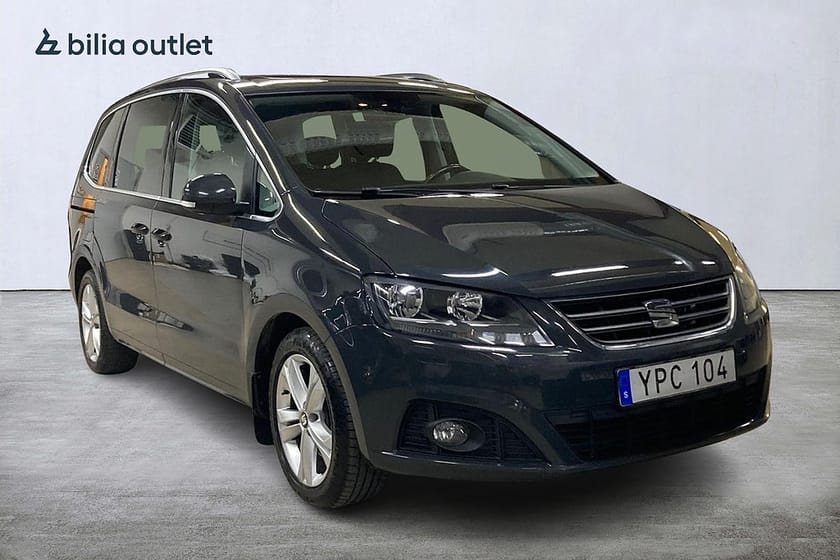 Bild 4 av SEAT Alhambra 7-Seater 2.0 TDI DSG 7-sits 150hk Panorama Navi Drag Backkamera