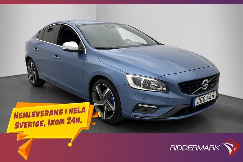 Bild 1 av Volvo S60 T4 180hk R-Design H/K VOC Värmare Skinn P-Sensorer