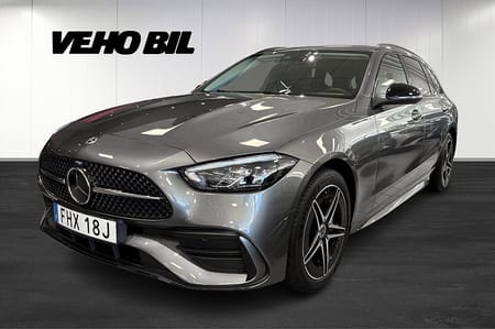 Mercedes-Benz C 300 T e C300 AMG Line, Drag, Minnespaket, Carplay, Nightpack
