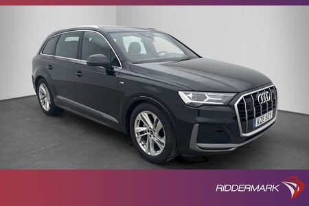Audi Q7 50 TDI quattro 7-Seater S-Line 7-Sits Värm Luft Cockpit 4-Zons Drag