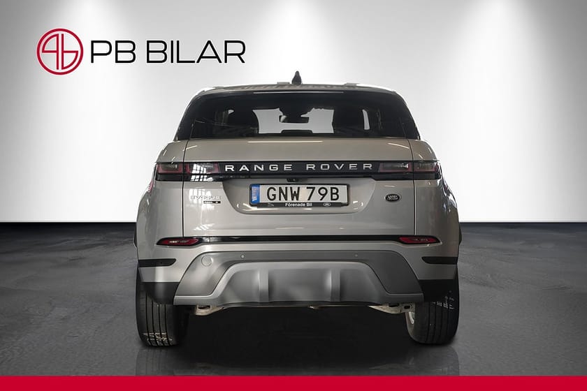 Bild 4 av Land Rover Range Rover Evoque P200 MHEV AWD B-kam Navi Skinn