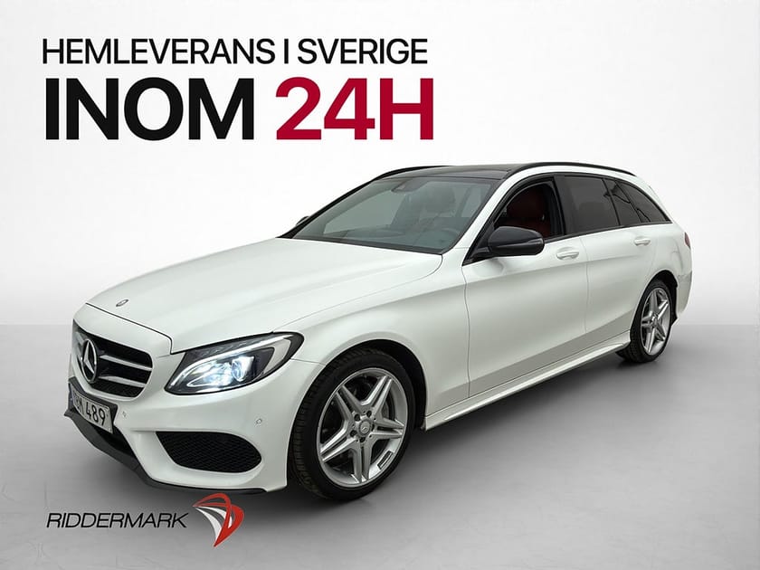 Bild 1 av Mercedes-Benz C 220 T d 4MATIC C220 170hk 4M AMG Line Pano Skinn Drag