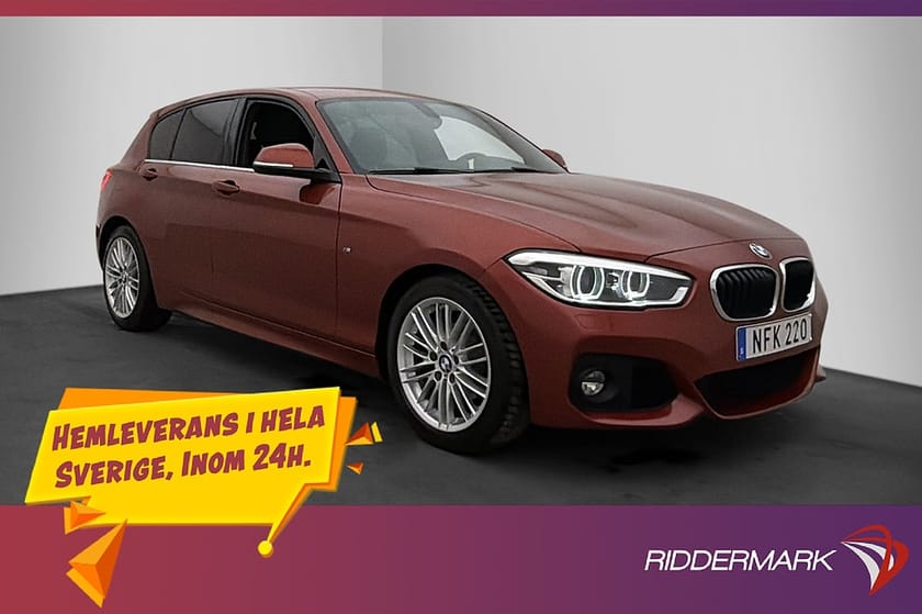 Bild 3 av BMW 118i Steptronic 136hk M Sport Sensorer Skinnklädsel