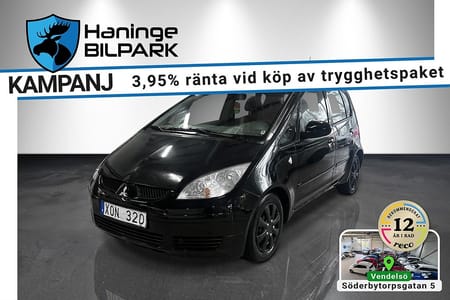 Mitsubishi Colt 1.3 MIVEC AUTOMAT SUPERDEAL 3.95% / MoK / LÅGMILAD