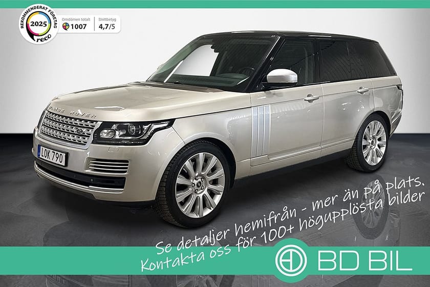 Bild 1 av Land Rover Range Rover Vogue L405 4.4 SDV8 340HK PANO MERIDIAN VÄRMARE