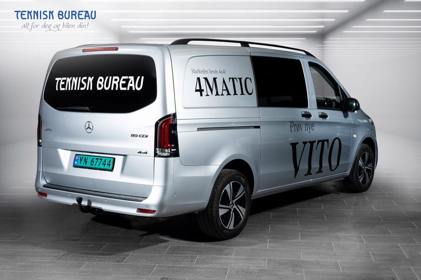 Bilde 3 av Mercedes-Benz Vito 119 CDI 4x4 3.0t 4MATIC | WEBASTO | KROK | MULTIBEAM | 3 SETER