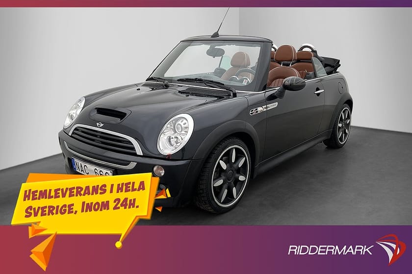 Bild 1 av MINI Cooper S Cabriolet 170hk Sidewalk P-Sensorer Skinn