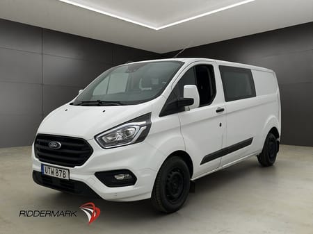 Ford Transit Custom 340 Crew Van transit-custom CrewVan L2 Värm B-Kamera Dragkrok 6-Sits