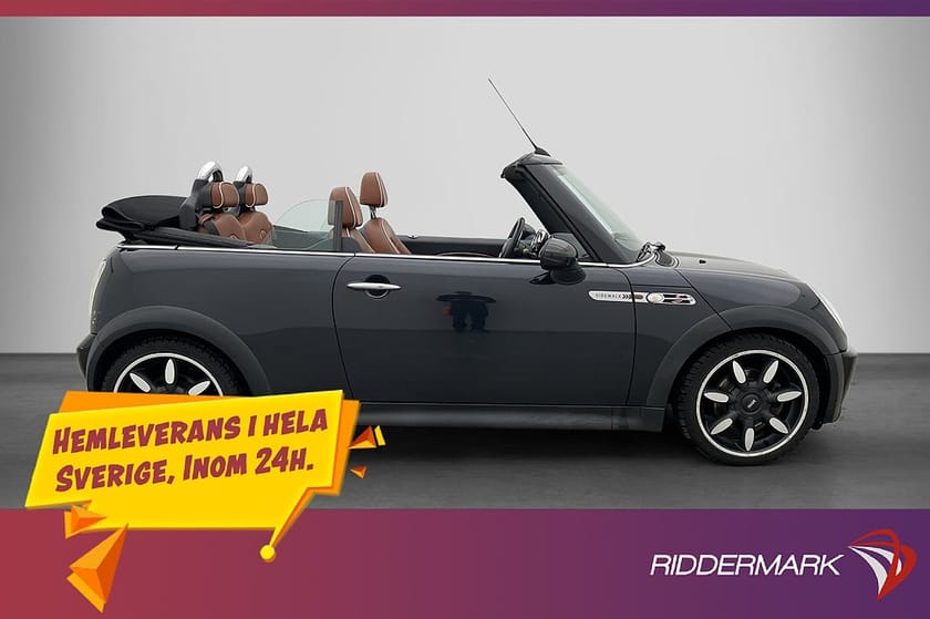 Bild 5 av MINI Cooper S Cabriolet 170hk Sidewalk P-Sensorer Skinn