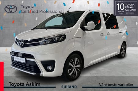 Toyota Proace Electric 75kWt, Comfort L1 Medium - Lazer Lys, Innredning