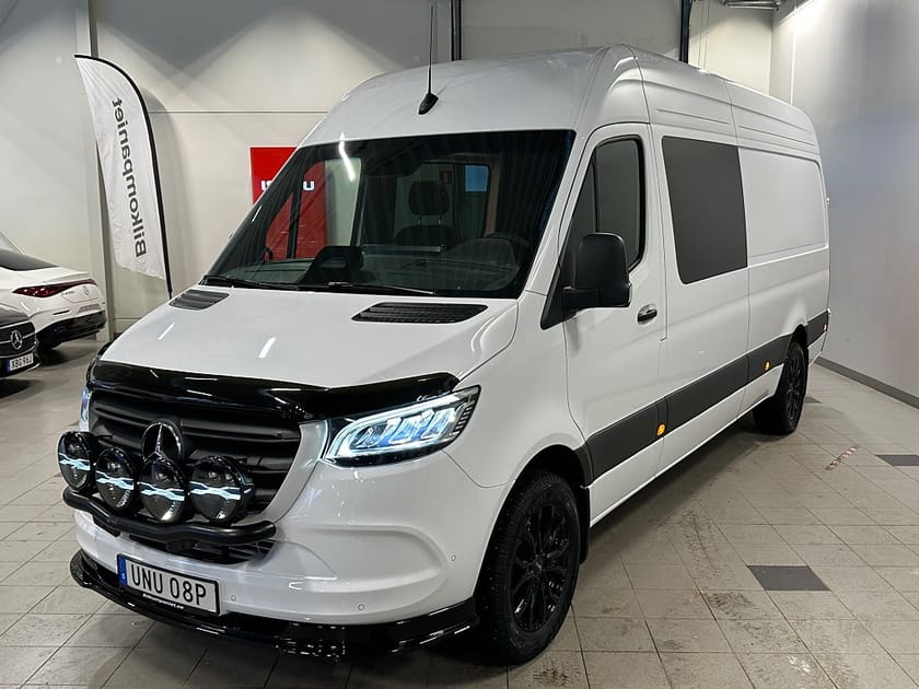Bild 2 av Mercedes-Benz Sprinter 319 CDI Panel Van 190HK Aut XL dubbelhytt 5-sits Edition