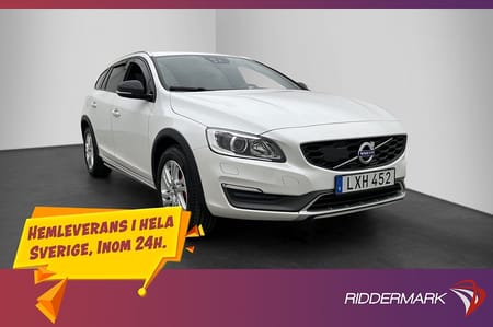 Volvo V60 Cross Country D4 Summum Värm VOC Skinn Elstol Drag