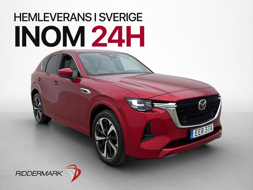 Bild 1 av Mazda CX-60 PHEV AWD Takumi Pano BOSE HUD 360° CarPlay Skinn