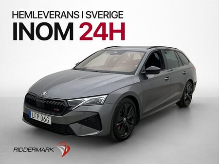 Škoda Octavia Kombi RS Skoda 265hk Värmare Canton Cockpit Dragkrok MOMS