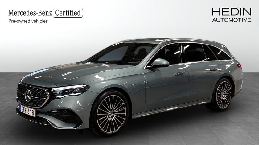 Bild 1 av Mercedes-Benz E 300 T e 300e AMG Drag Superscreen Läder Värmare