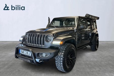 Jeep Wrangler Unlimited 4xe Rubicon Dragkrok Adaptiv farthållare Moms