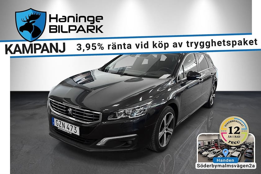 Bild 1 av Peugeot 508 SW 2.0 BlueHDi SUPERDEAL 3.95% / PDC / GT / BT / PANO