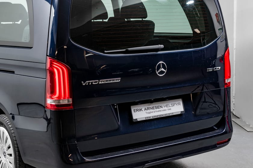 Bilde 4 av Mercedes-Benz Vito Tourer 116 CDI 3.2t 9-SETER 116CDi 163HK AUT. A3 LANG ILS GARANTI++