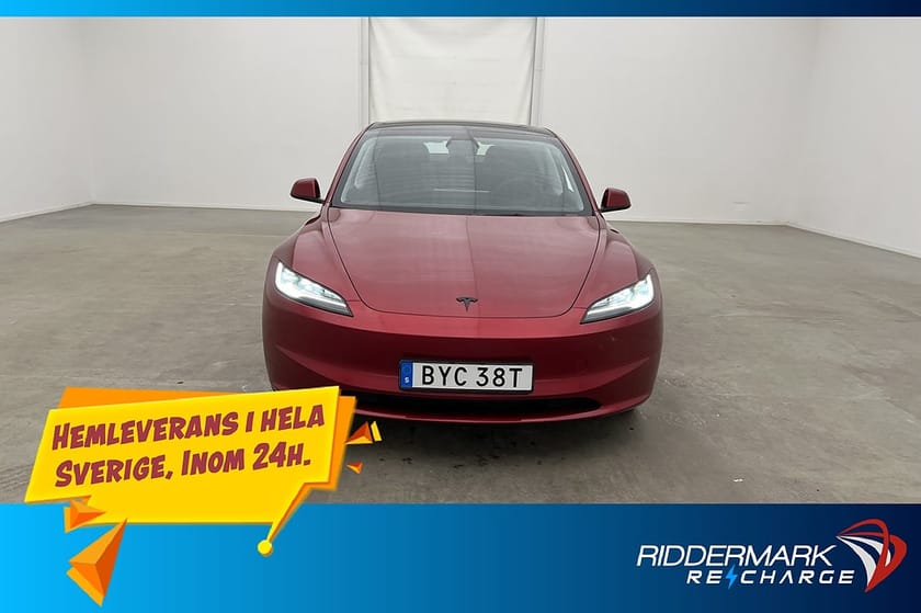 Bild 2 av Tesla Model 3 Long Range AWD Autopilot Rattvärme Sv.Såld