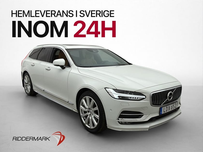 Bild 1 av Volvo V90 D4 Inscription Pano VOC Värmare Kamera Skinn Drag