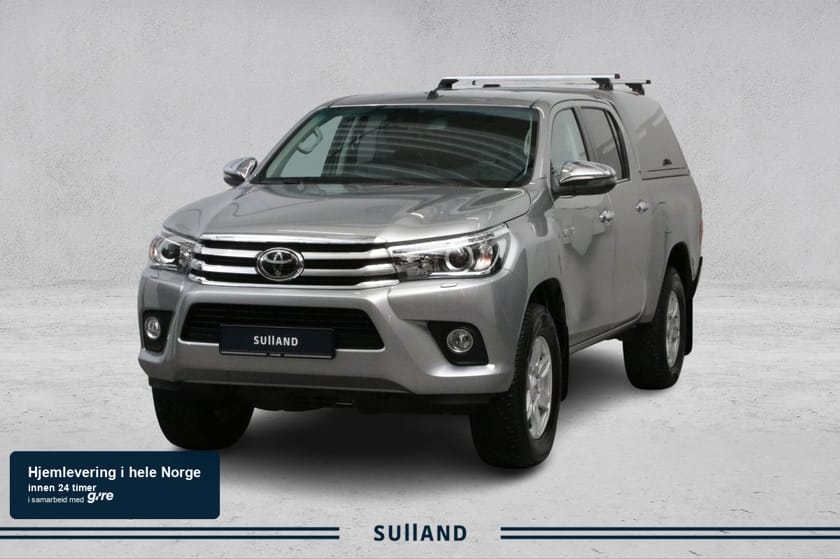 Bilde 1 av Toyota Hilux Dobbelcab 2,4 150hk D-Cab SR+ Hardtop/DobbeltGulv/LAV.KM/ACC/++
