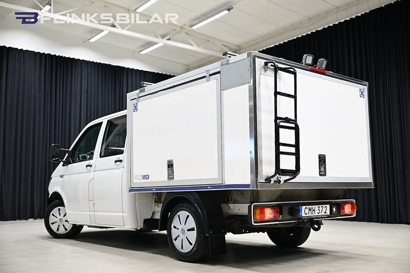 Bild 5 av Volkswagen Transporter Chassi Dubbelhytt 4Motion 150HK Dubbelhytt|Kåpa|Drag|Värmare|Moms|SeUtr!!