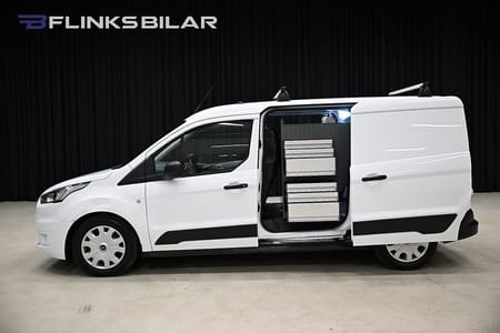 Ford Transit Connect 210 LWB L2 100HK Automat|Dubbeldörr|Inredd|Drag|Värmare