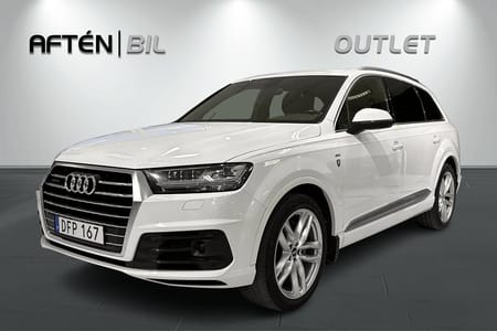Audi Q7 3.0 TDI Quattro 272HK S-Line 7-sits Pano Luft-Fjädring