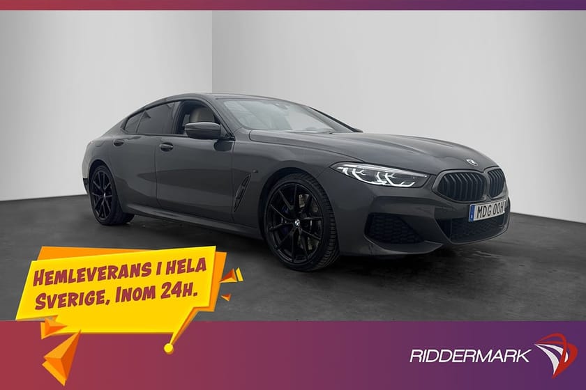 Bild 1 av BMW 840d xDrive Gran Coupe 840 D Coupé Innovation Panorama Head Up H/K