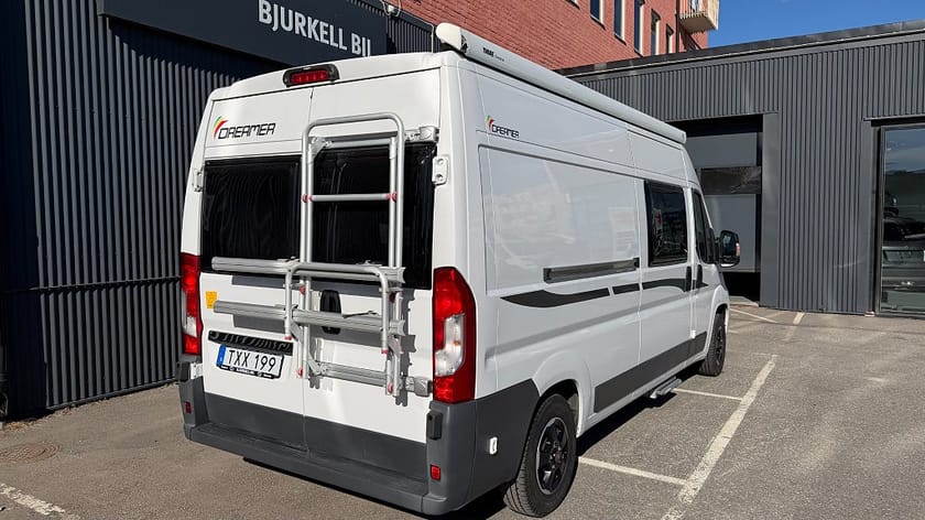 Bild 3 av Fiat Ducato Conversion Chassi Platform Dreamer D58 Automat, Solcell, AC, Långbädd, Cykelställ!