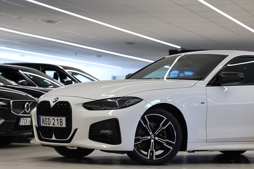 Bild 4 av BMW 420i Coupé 184hk M Sport Navi Alcantara B-kamera