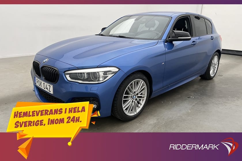 Bild 1 av BMW 118i 136hk M Sport Skinn Sensorer Sportstolar